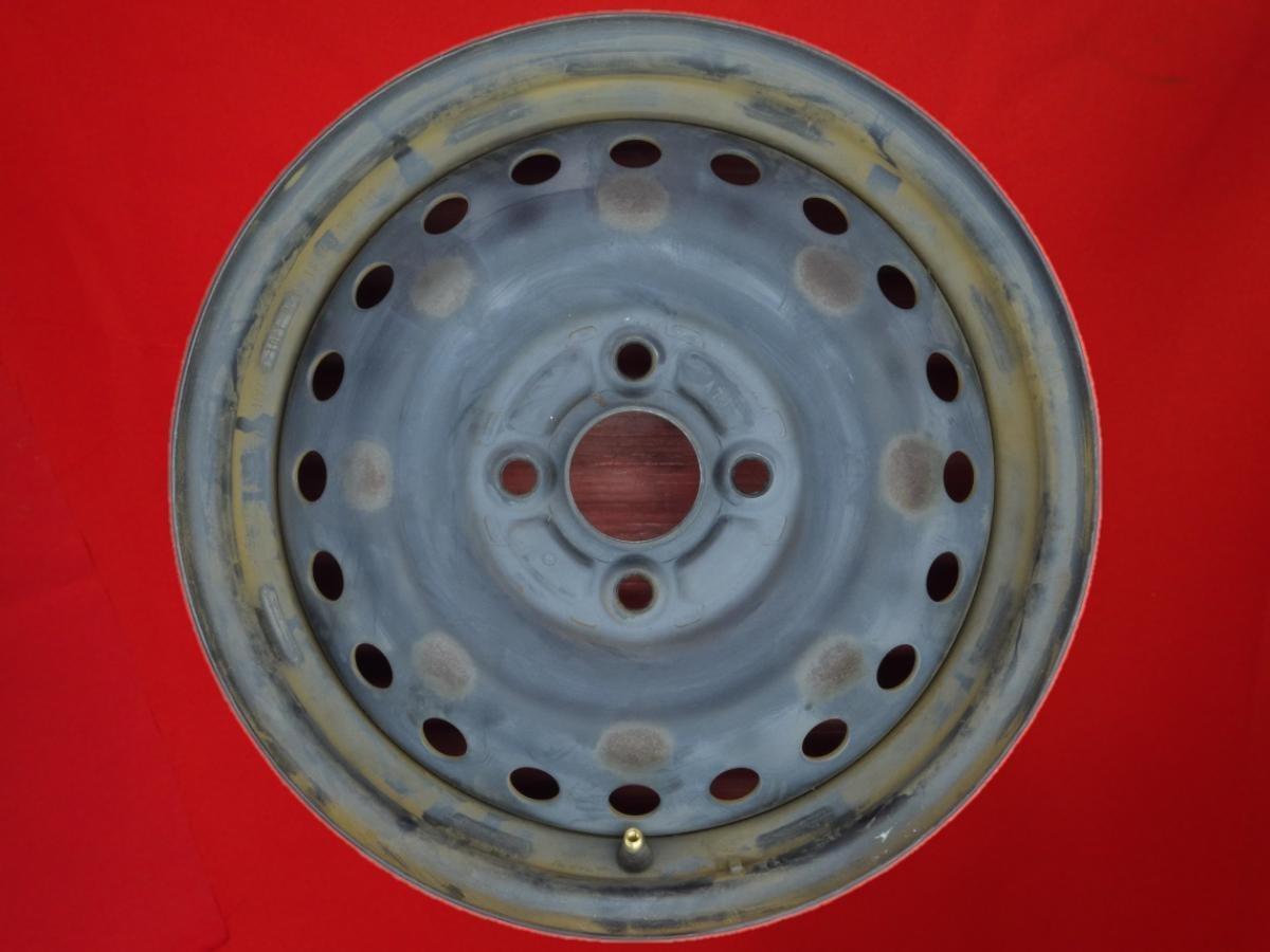 N-BOX (JF1系)純正スチールホイール(キャップ無)14inch 4.5Jx14 +40 4/100 ブラック(黒色)系