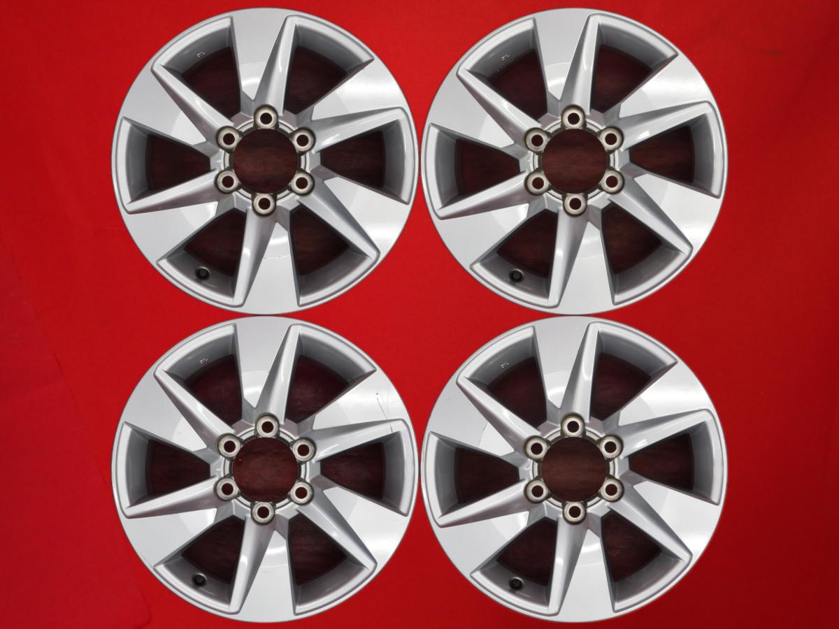 ランドクルーザー プラド(150系)後期純正17inch 7.5Jx17 +25 6/139.7 シルバー(銀色)系 ランドクルーザー プラド