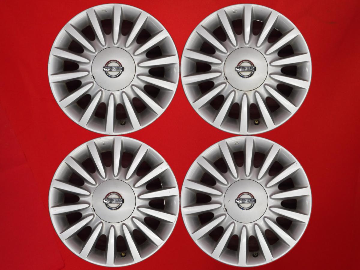 ティアナ 純正 6.5Jx16 +50 5/114.3 シルバー(銀色)系 ティアナ