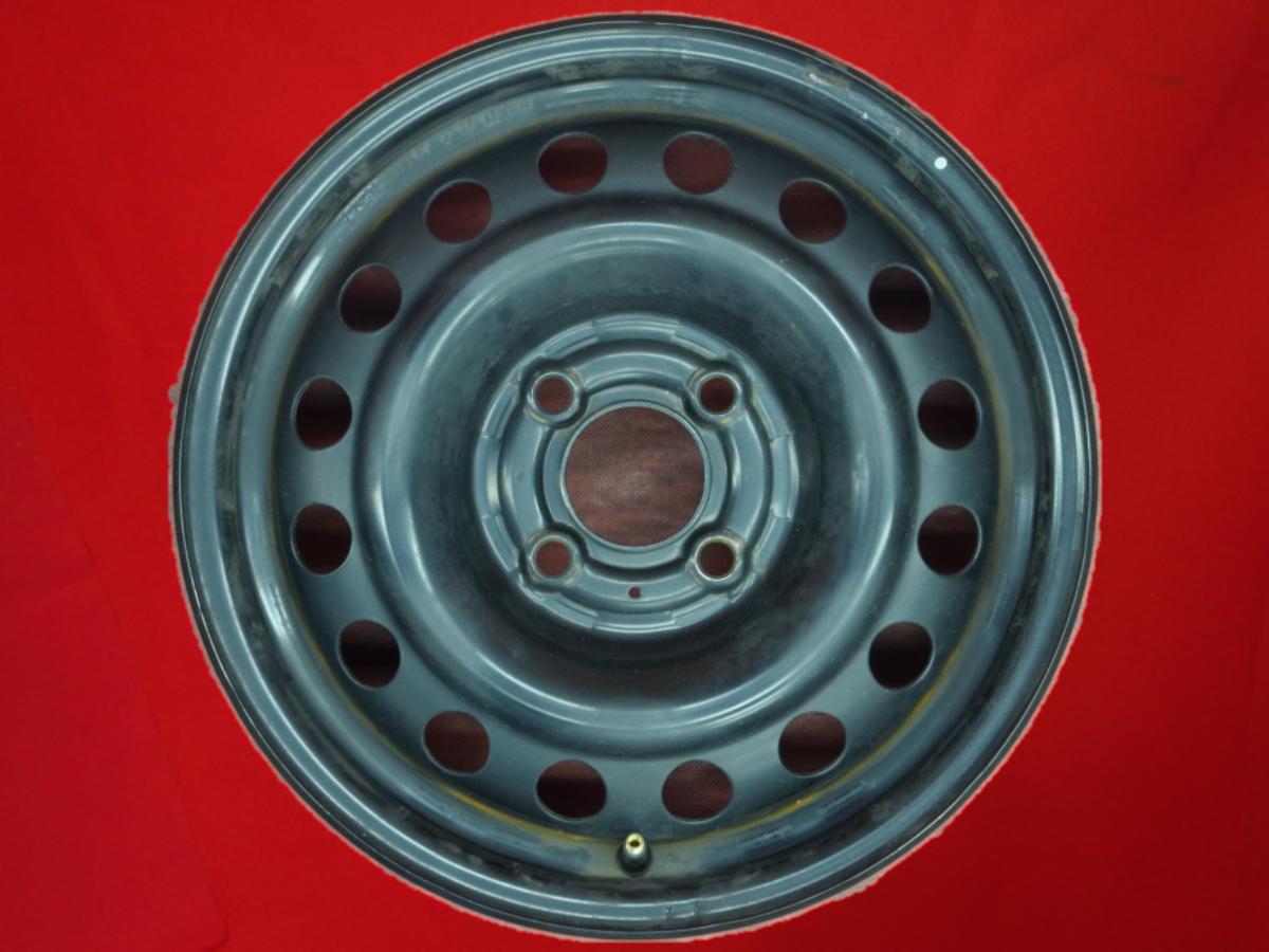 ノート (E11)純正スチールホイール(キャップ無) 5Jx14 +40 4/100 ブラック(黒色)系