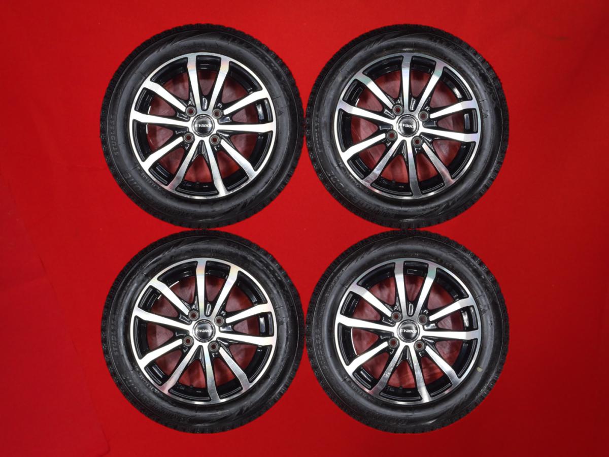 ブリヂストン ブリザック VRX BRIDGESTONE BLIZZAK VRX 155/65R14 75Q 5Wスポークタイプ 1P 4.5Jx14 +45 4/100 ブラックポリッシュ(ブラック&ポリッシュ)