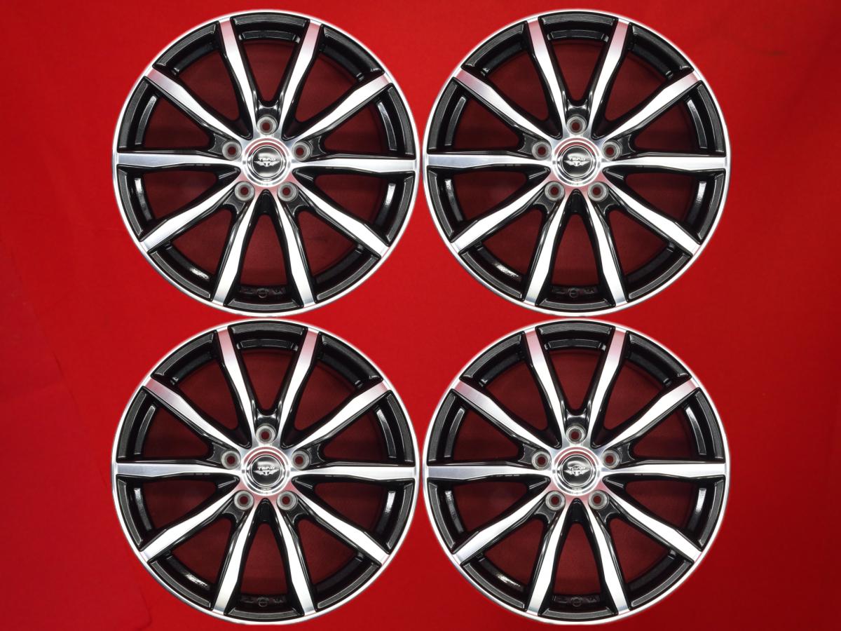 TEAD(テッド) SH 7Jx17 +48 5/114.3 ブラックポリッシュ(ブラック&ポリッシュ) UX250h ZR-V ES330 オデッセイ エクストレイル エスクァイア CX-30 レヴォーグ ヴェゼル WR-V CX-3 スイフトスポーツ CX-5 セレナ C-HR