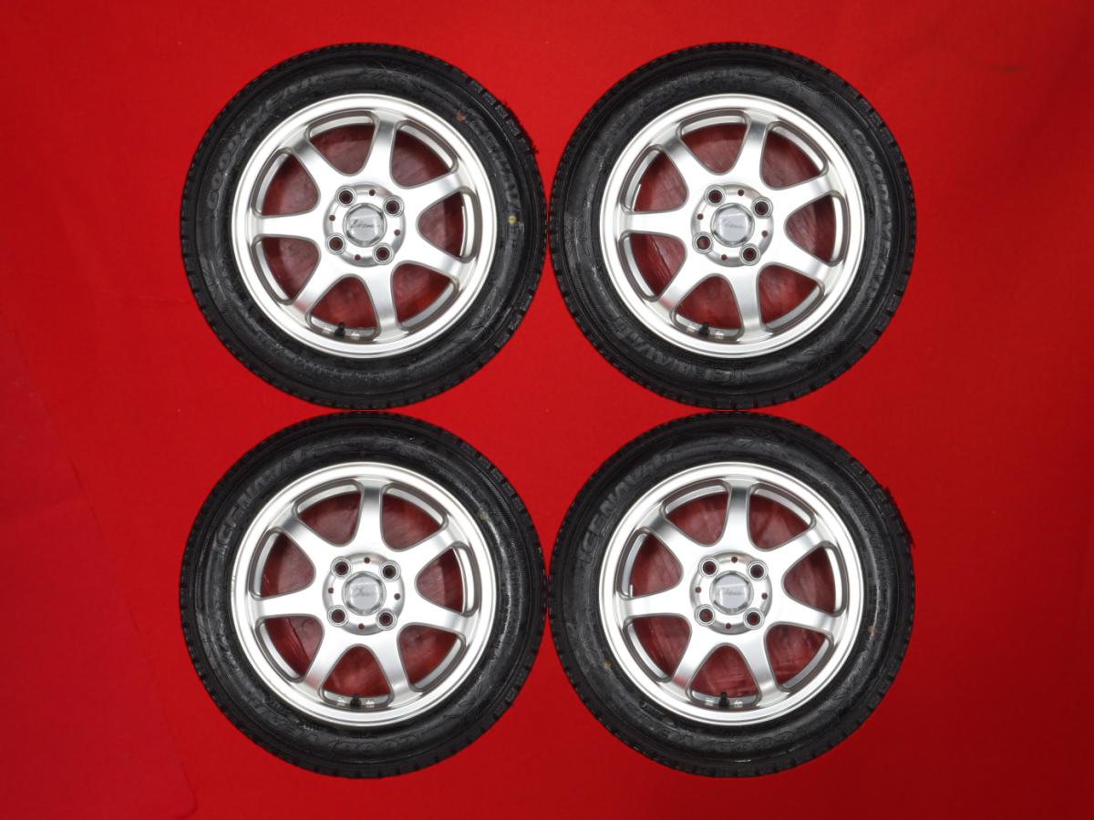 グッドイヤー アイスナビ 6 GOODYEAR ICENAVI 6 155/65R14 75Q 7スポークタイプ 1P 4.5Jx14 +43 4/100 シルバー(銀色)系 R2 AZ-ワゴン エヌボックス ステラ カスタム アルト ラパン キャロル プレオ バン ミラ イース ワゴンR スマイル タント プレオ カスタム サクラ eKス