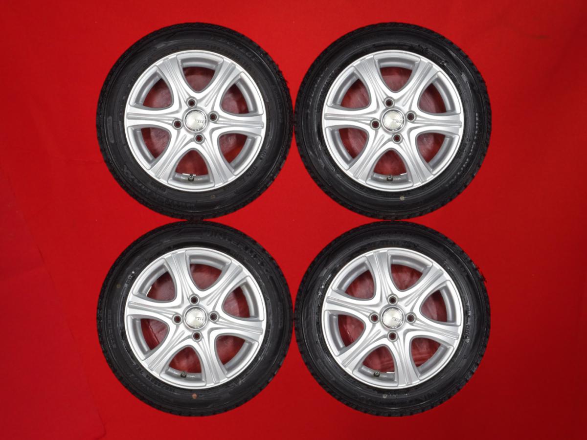ダンロップ ウィンターマックス 02 WM02 DUNLOP WINTER MAXX 02 WM02 155/65R14 75Q 6スポークタイプ 1P 4.5Jx14 +45 4/100 シルバー(銀色)系 シフォン デリカ ミニ ムーヴ コンテ カスタム eKワゴン ミラ トコット ワゴンR スティングレー ミラ ココア ムーヴ ラテ エヌワ