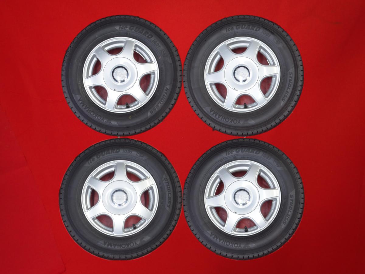 ヨコハマ アイスガード iG91 YOKOHAMA iceGUARD iG91 145/80R12 80/78N 6スポークタイプ 1P 4Jx12 +42 4/100 110 114.3 シルバー(銀色)系 ハイゼット カーゴ スーパーキャリイ ミニカ バン サンバー トラック ミニキャブ バン ハイゼット ストリート バモス キャリィ サンバ