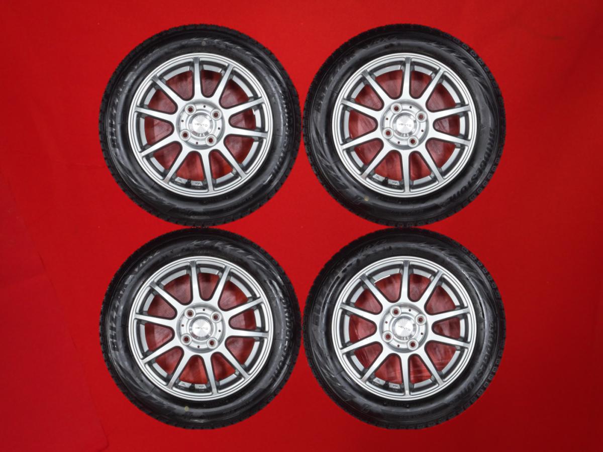 ブリヂストン ブリザック VRX2 BRIDGESTONE BLIZZAK VRX2 155/65R14 75Q 5Wスポークタイプ 1P 4.5Jx14 +43 4/100 ガンメタ系 ルクラ カスタム モコ ミラ ジーノ アルト バン タント ファンクロス ステラ ピクシス メガ フレアワゴン カスタムスタイル エヌワン フレアワゴン
