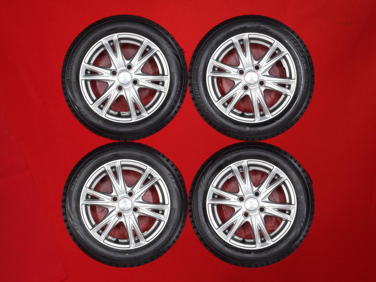 ブリヂストン ブリザック VRX BRIDGESTONE BLIZZAK VRX 155/65R14 75Q 6Wスポークタイプ 1P 4.5Jx14 +43 4/100 ガンメタ系 ハイゼット キャディー エヌボックス スラッシュ ムーヴ コンテ プレオ プラス ルークス ムーヴ キャンバス アルト ラパン ショコラ ピクシス エポッ