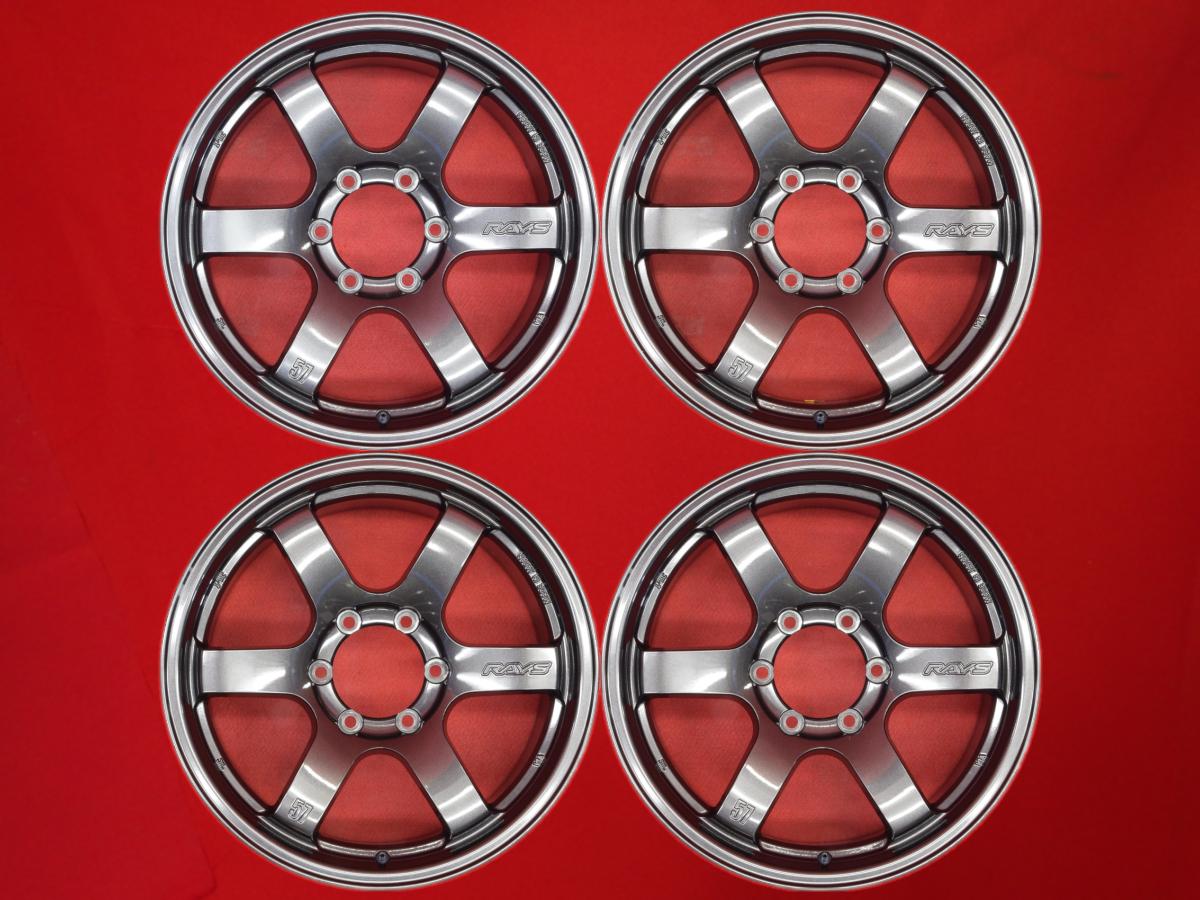 グラムライツ 57 DR-X 8Jx18 +20 6/139.7 ガンメタ系 ランドクルーザー プラド FJクルーザー ハイラックス