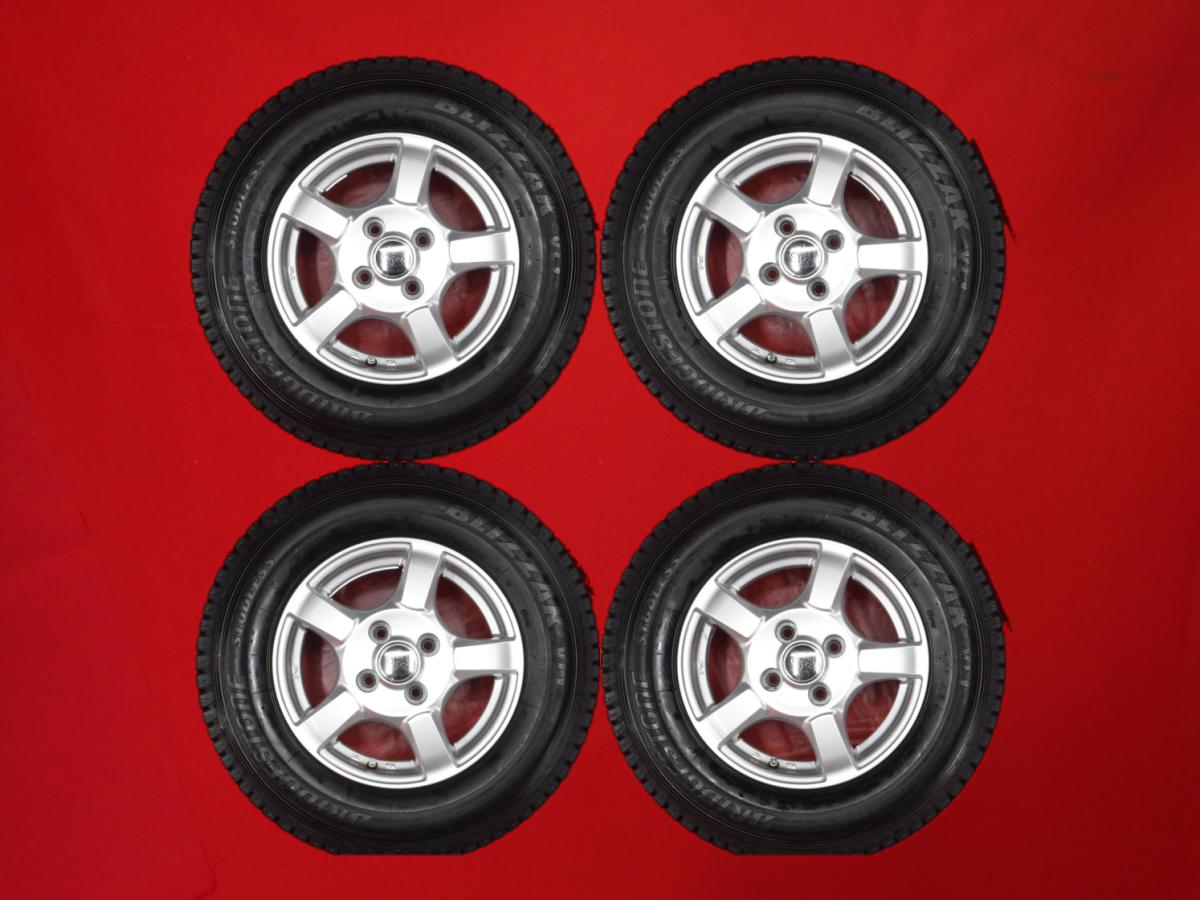 ブリヂストン ブリザック VL1 BRIDGESTONE BLIZZAK VL1 165R13 8PR 5スポークタイプ 1P 5Jx13 +39 4/100 シルバー(銀色)系 サクシード プロボックス ランサー カーゴ AD エキスパート パートナー