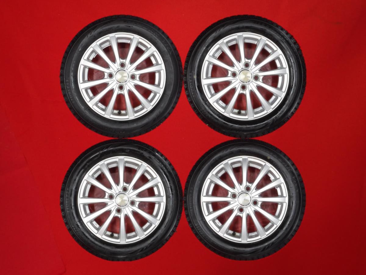 ブリヂストン ブリザック VRX BRIDGESTONE BLIZZAK VRX 155/65R14 75Q 12スポークタイプ 1P 4.5Jx14 +45 4/100 シルバー(銀色)系 シフォン デリカ ミニ ムーヴ コンテ カスタム eKワゴン ミラ トコット ワゴンR スティングレー ミラ ココア ムーヴ ラテ エヌワゴン R2 eKス