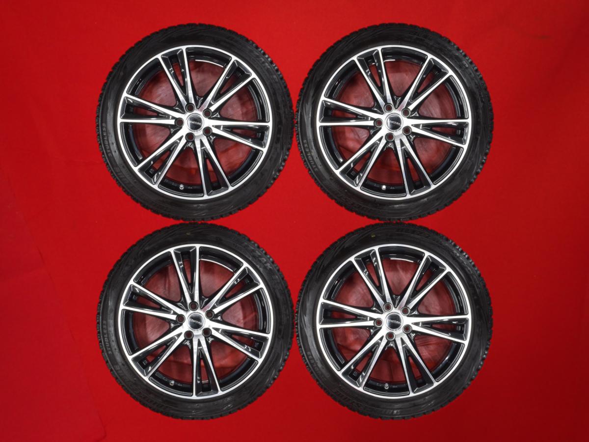 ブリヂストン ブリザック REVO GZ BRIDGESTONE BLIZZAK REVO GZ 225/45R18 91Q 6Wスポークタイプ 1P 7.5Jx18 +53 5/100 ブラックポリッシュ(ブラック&ポリッシュ) インプレッサ スポーツハイブリッド レガシィ アウトバック レガシィ エクシーガ フォレスター レガシィ B4