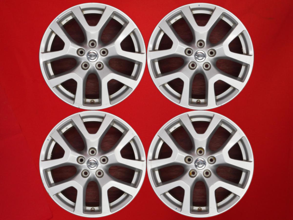 エクストレイル (T31)純正5Wスポーク 2 7Jx18 +40 5/114.3 シルバー(銀色)系 エクストレイル