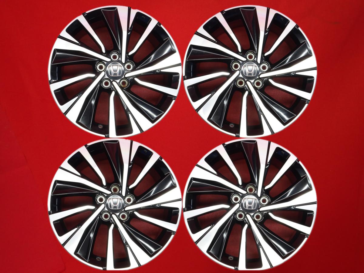 アコード ハイブリッド CR7 純正 18インチ 8Jx18 +55 5/114.3 ブラックポリッシュ(ブラック&ポリッシュ) アコード プラグインハイブリッド オデッセイ ヴェゼル WR-V アコード ハイブリッド