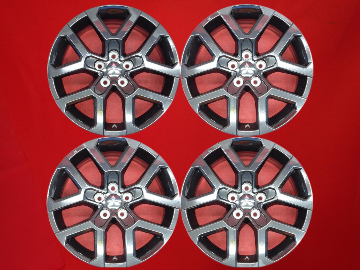 アウトランダー PHEV GN0W 純正 オプション 7.5Jx18 +35 5/114.3 ガンメタ系 エクリプスクロス デリカ D:5 アウトランダー PHEV