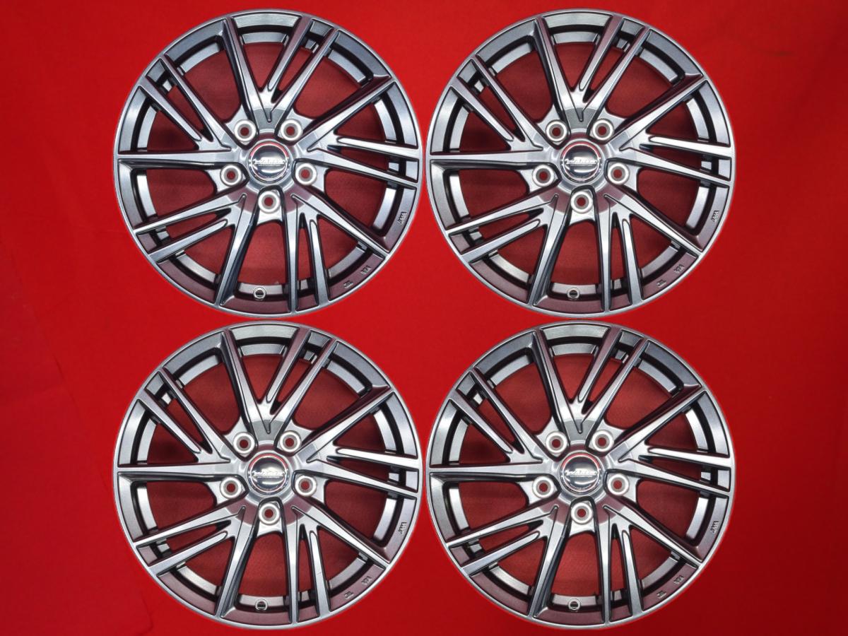 WAREN(ヴァーレン) W06 6.5Jx16 +53 5/114.3 ガンメタ系 ノア ヴォクシー ステップワゴン スパーダ C-HR ヴェゼル