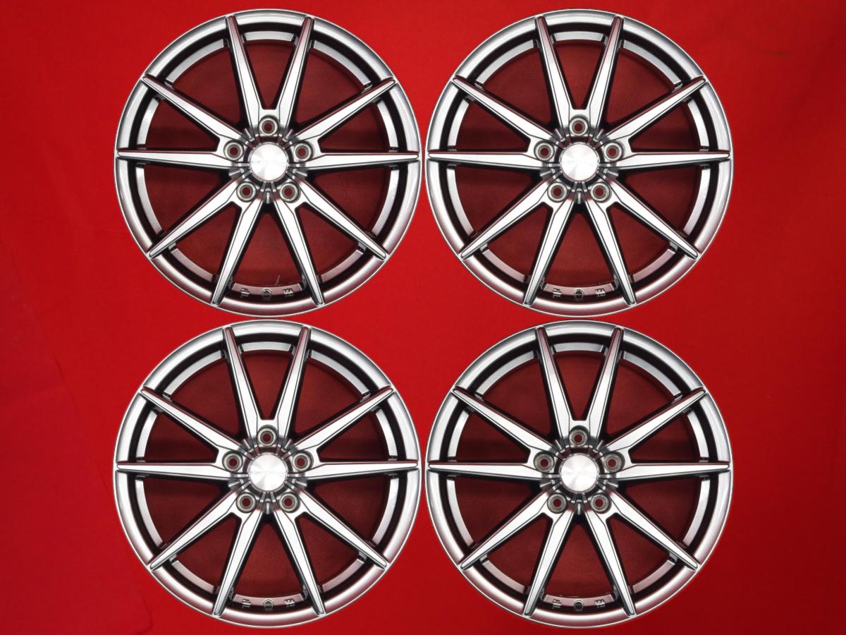 Humanline HS-05 7Jx17 +38 5/114.3 ガンメタ系 セレナ CX-5 ヴォクシー ハリアー プリウス NX300h カローラ クロス RAV4 NX200t ヴェルファイア カムリ ノア デリカ D:5