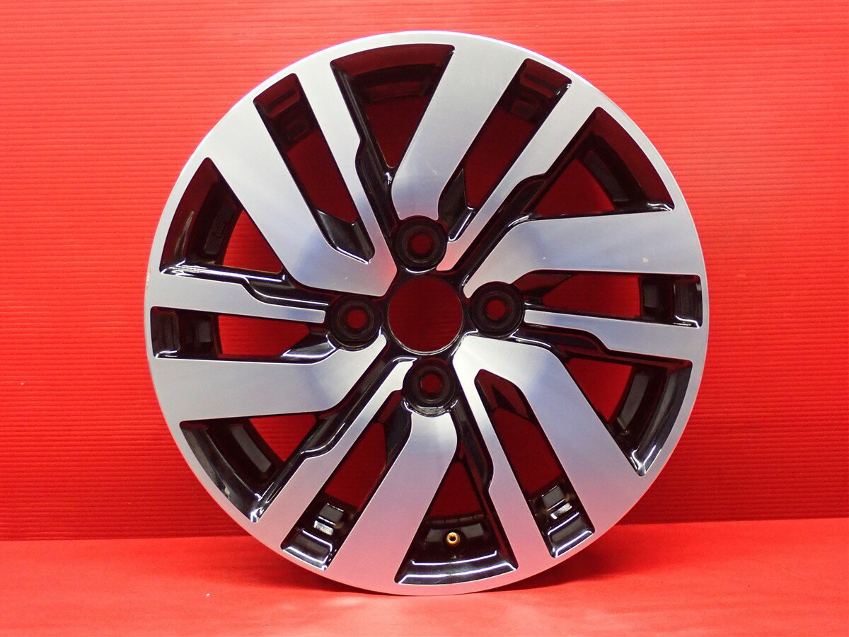 パッソ (M700系)純正 5Jx14 +35 4/100 ブラックポリッシュ(ブラック&ポリッシュ)