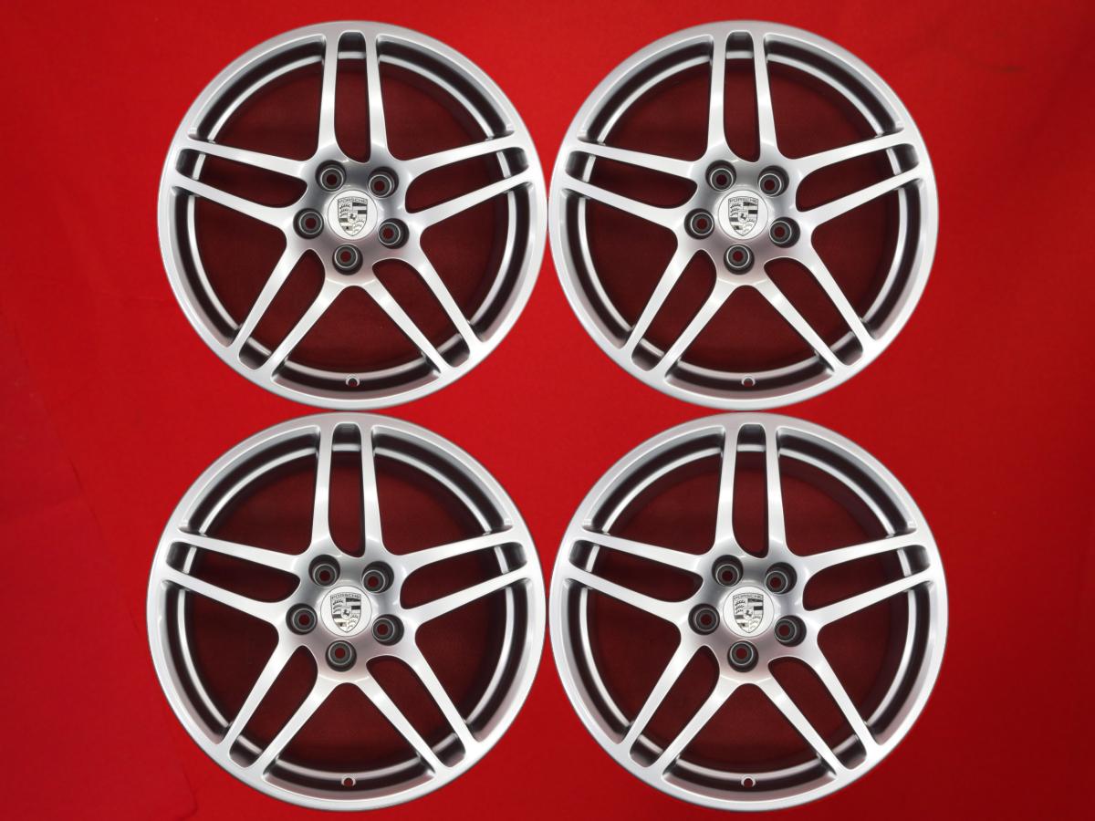 ポルシェ マカン S 95B 純正 18インチ 8/9Jx18 +21 5/112 シルバー(銀色)系 マカン
