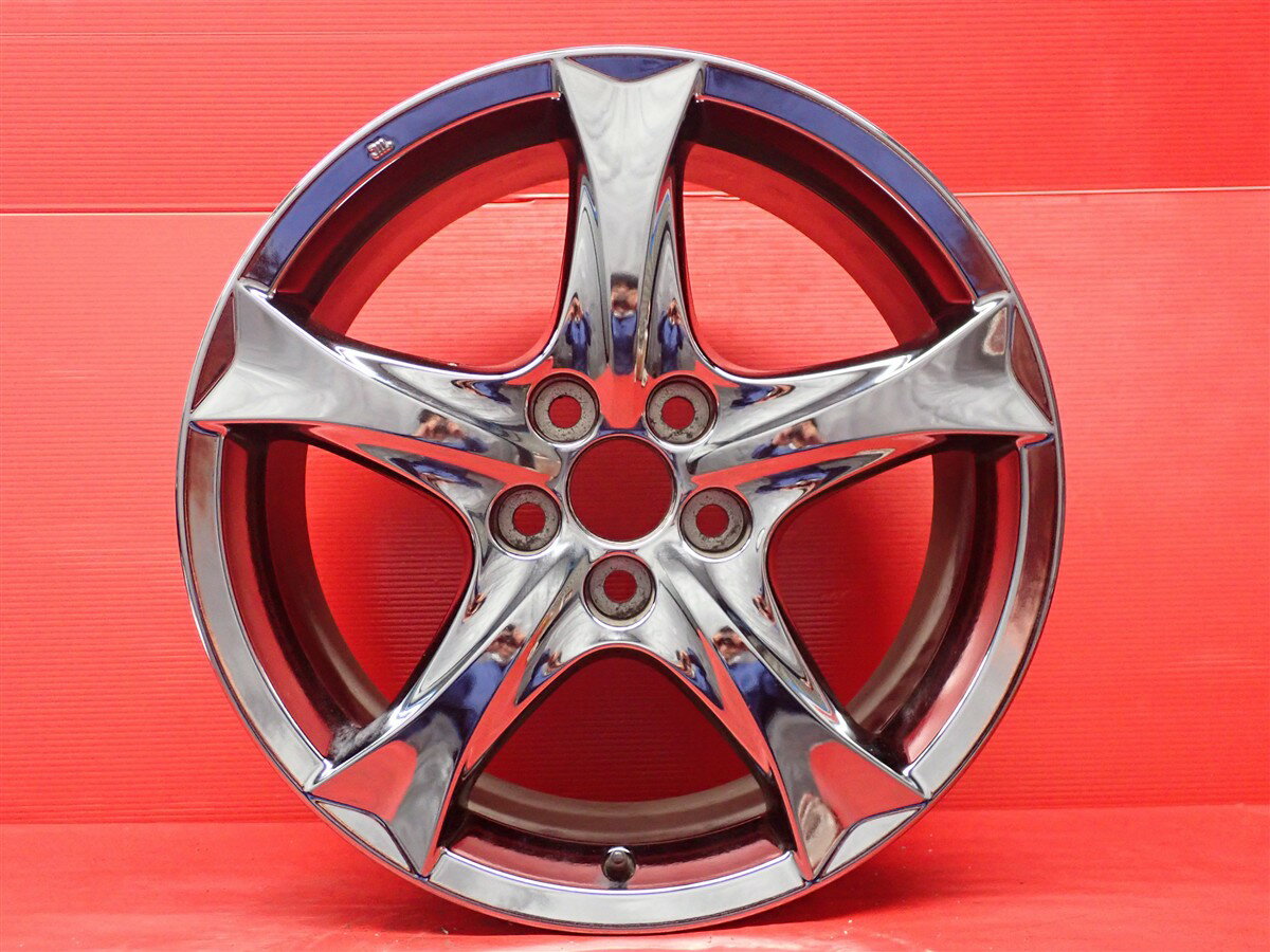 レクサス IS純正オプション タイプA 8.5Jx18 +50 5/114.3 スーパーメタルコーティング系(メッキ色の塗装)