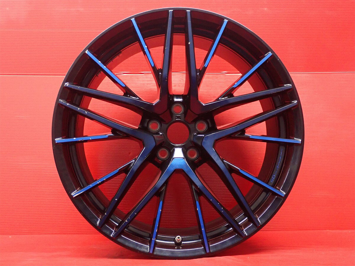 GT-R (R35) 50th Anniversary 純正 9.5Jx20 +45 5/114.3 ブルー(青色)系