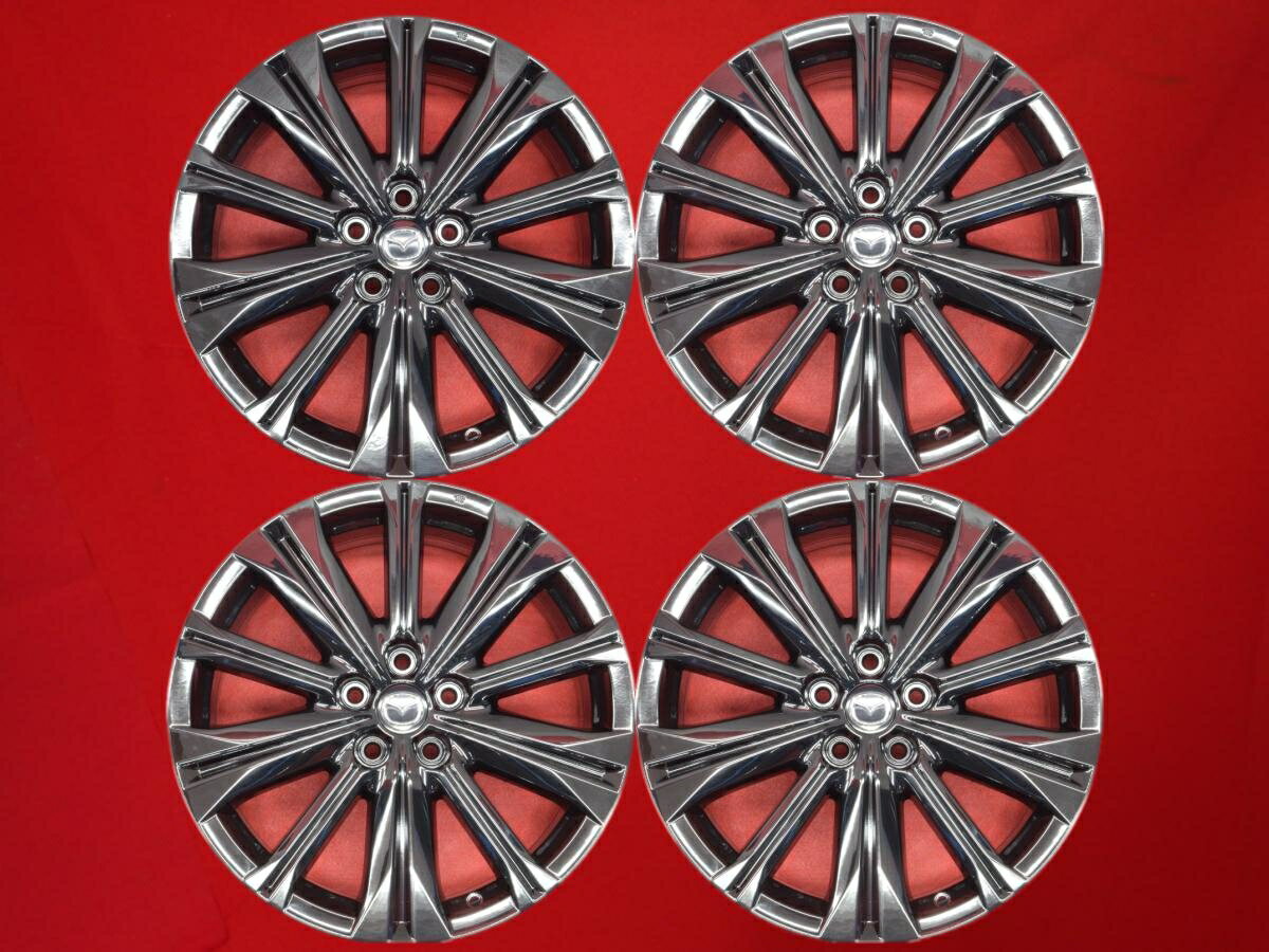 CX-8 ( KG ) XD エクスクルーシブモード 純正 7Jx19 +45 5/114.3 ブラック(黒色)系 CX-30 CX-80 CX-7 CX-5 CX-3 CX-8