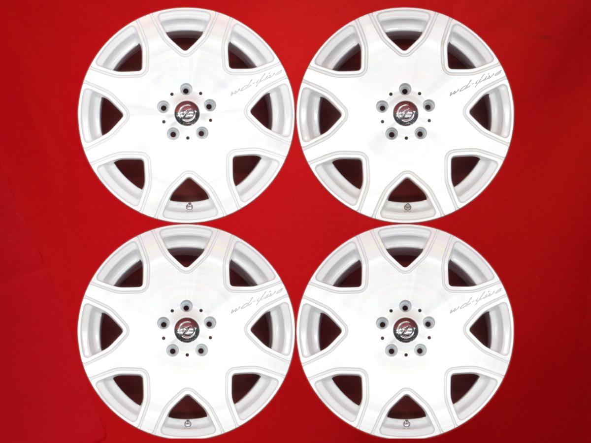 WREST(ヴァレスト) WD-5 7Jx18 +48 5/114.3 ポリッシュ系 ホワイト(白色)系 ZR-V オデッセイ ステップワゴン スパーダ レヴォーグ エスクァイア エクストレイル セレナ ヴェゼル CX-5
