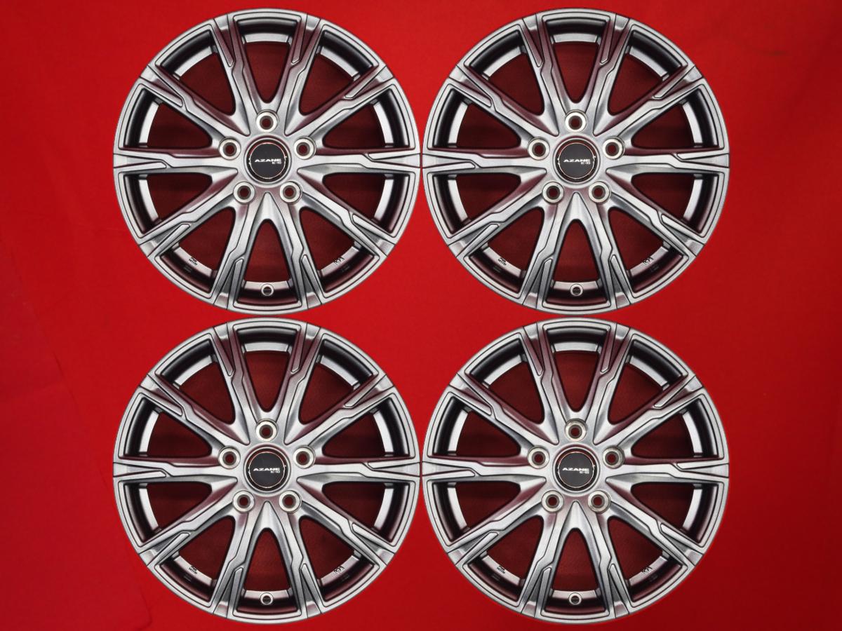 アザーネ AZANE E-10 6.5Jx16 +48 5/114.3 ガンメタ系 e-NV200 CR-Z スイフトスポーツ ヴェゼル セレナ ステップワゴン エスクァイア アクセラ ステップワゴン スパーダ