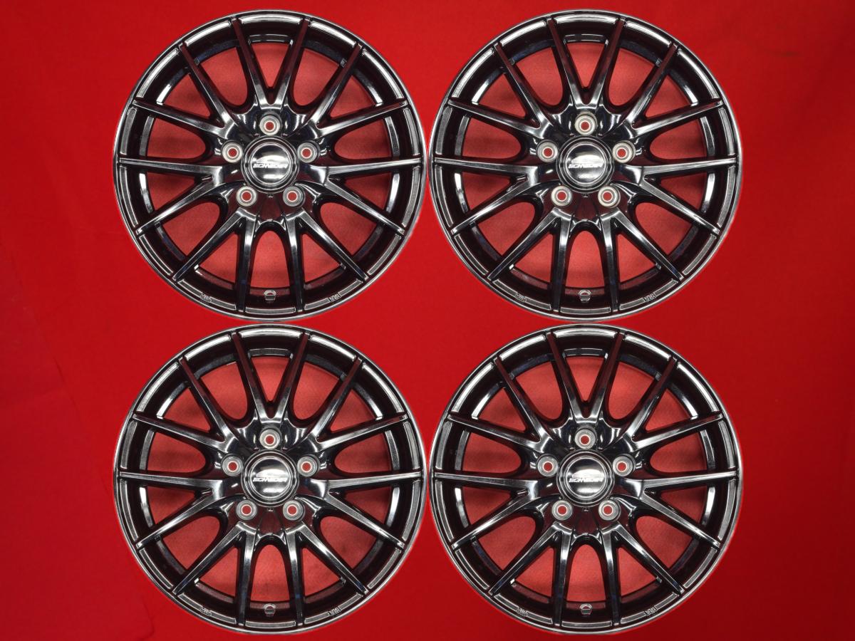 シュナイダー SQ27 6.5Jx16 +38 5/114.3 ブラック(黒色)系 デリカ D:5 ノア ハリアー ヴォクシー プリウス カローラ クロス セレナ