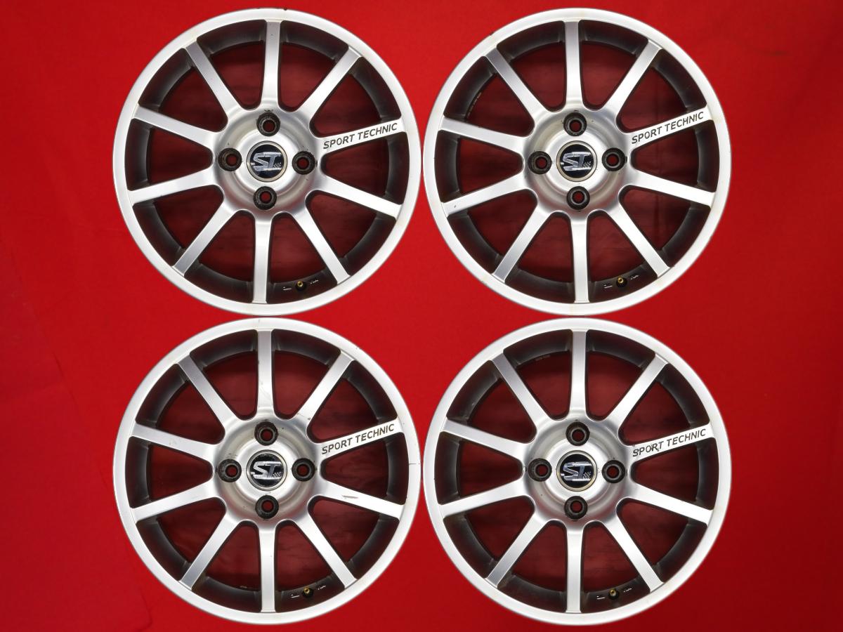 SPORT TECHNIC(スポーツテクニック) MONO10 VISION(ヴィジョン) 7Jx16 +27 4/108 ハイパーブラック 307SW C4 308SW C3 308 307CC C4 ピカソ 307 308CC 208