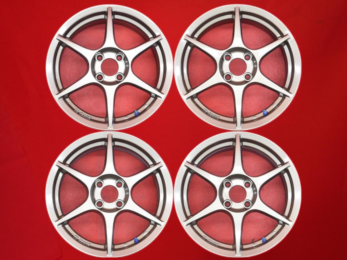 P-1 レーシング - 7Jx16 +45 4/100 ブロンズ系 スイフト カローラ iQ MR-S カローラ フィールダー アクア ロードスター ヤリス ノート-eパワー フィット マーチ NISMO フィット ハイブリッド