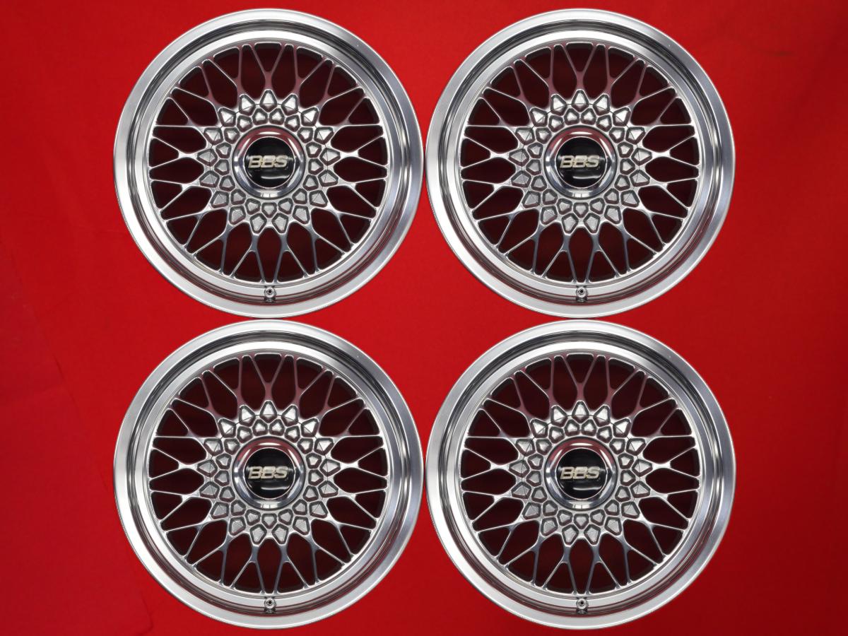 BBS RG 7Jx16 +38 5/114.3 ポリッシュ系 グロリア クレスタ RX-7 チェイサー セドリック マークII