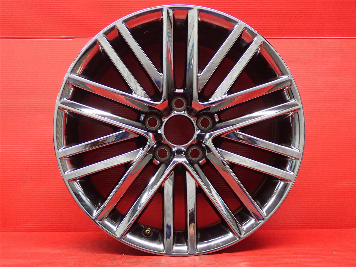 クラウン アスリート(GRS214)純正 8Jx18 +40 5/114.3 スーパーメタルコーティング系(メッキ色の塗装)