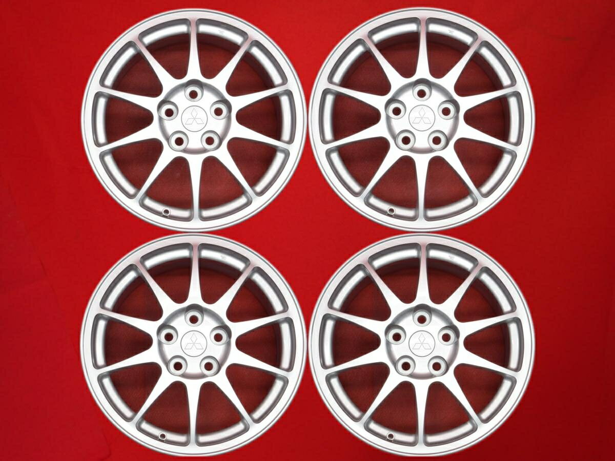 ランサー エボリューション6 トミーマキネンエディション 純正 7.5Jx17 +38 5/114.3 シルバー(銀色)系 ランサー エボリューション VIII ランサー エボリューション VII ランサー エボリューション VI ランサー エボリューション V ランサー エボリューション IX