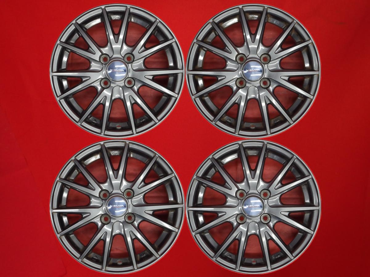 7Wスポークタイプ 1P 5.5Jx14 +38 4/100 ガンメタ系