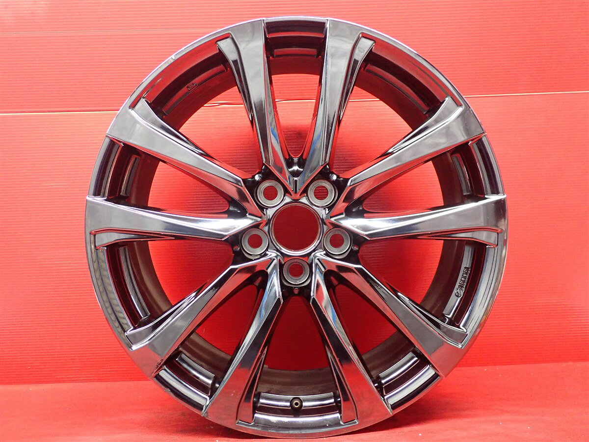 ハリアー ( 60 系 ) GR SPORT ターボ 純正 8Jx19 +40 5/114.3 スーパーメタルコーティング系(メッキ色の塗装)