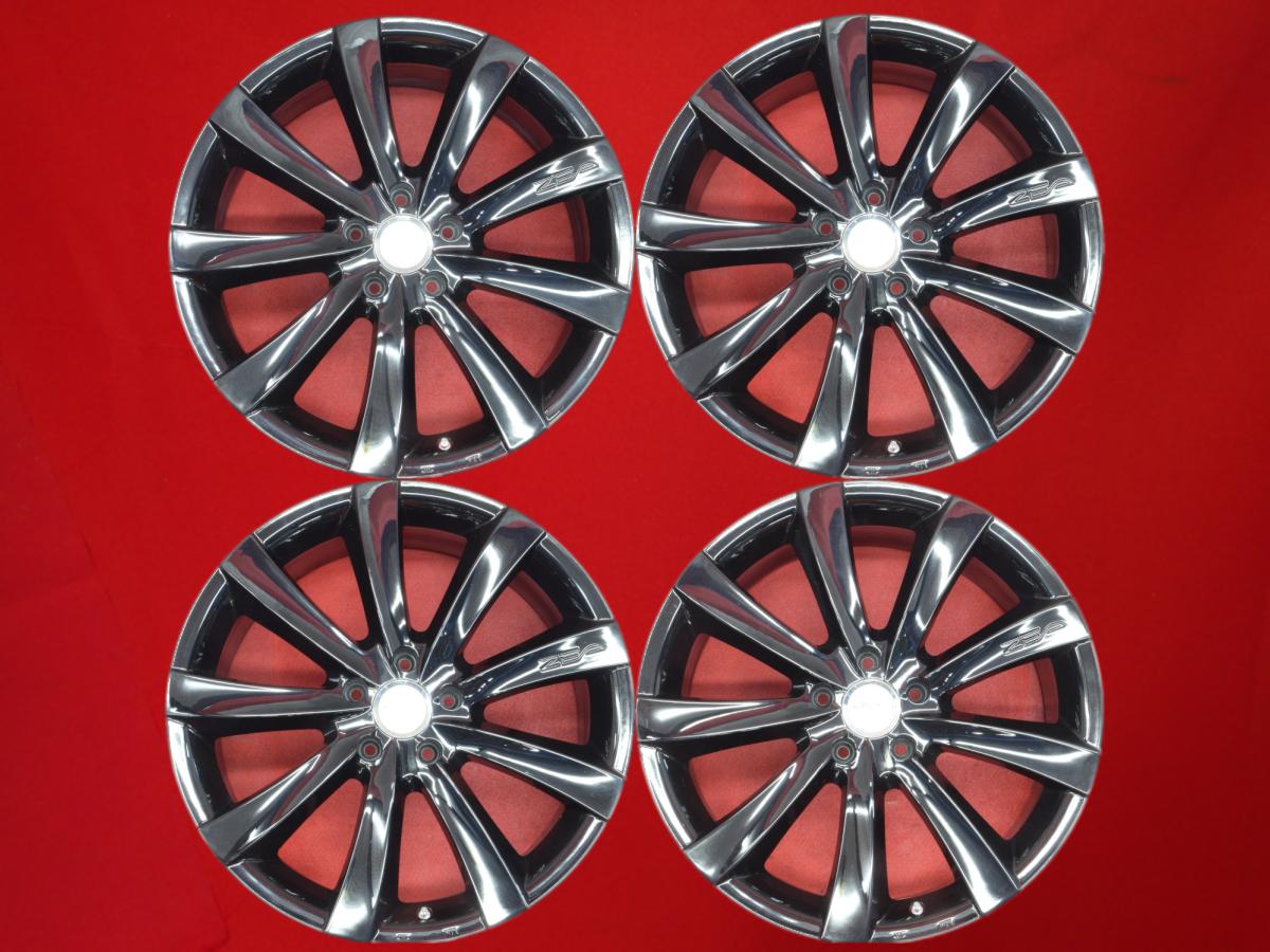 ZEA スタイルFN 8Jx19 +40 5/114.3 ブラック(黒色)系 ES300h ランサー エボリューション X カムリ シビック ハッチバック スカイライン NX200t インプレッサ WRX STI NX300 シビック e:HEV クラウン NX300h ハリアー クラウン アスリート