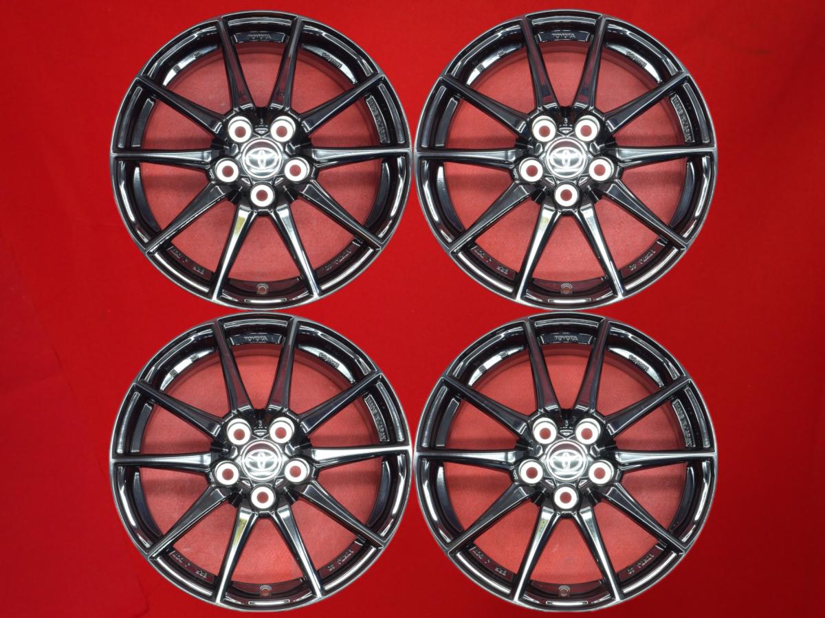 ヤリス GRヤリス ( GXPA16 ) RC 純正 7Jx17 +40 5/114.3 ブラック(黒色)系 ヴォクシー プリウス アルファード GR ヤリス ノア ヴェルファイア