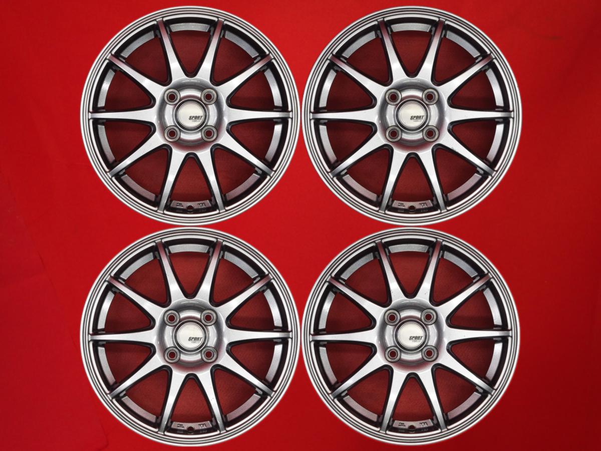 SPORT ABELIA 4.5Jx15 +45 4/100 ガンメタ系 ムーヴ カスタム タント カスタム スペーシア カスタムZ ハイゼット カーゴ ミニカ トッポ ラピュタ MRワゴン クリッパー バン タフト ムーヴ キャンバス eKクロス ハイゼットトラック アルト ラパン ショコラ ピクシス エポック