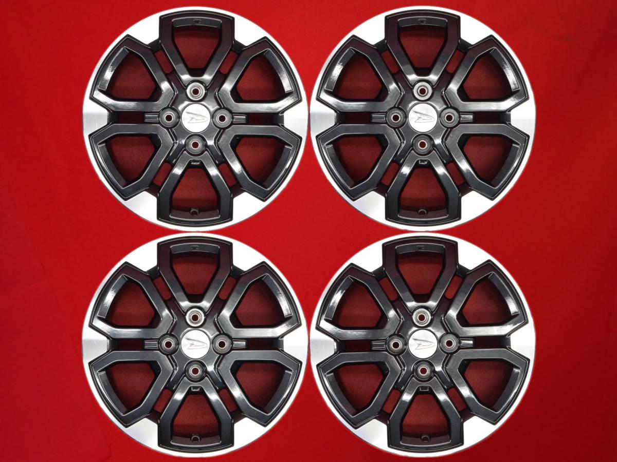 ウェイク LA700S LA710S 純正 15インチ 4.5Jx15 +45 4/100 ポリッシュ系 ガンメタ系