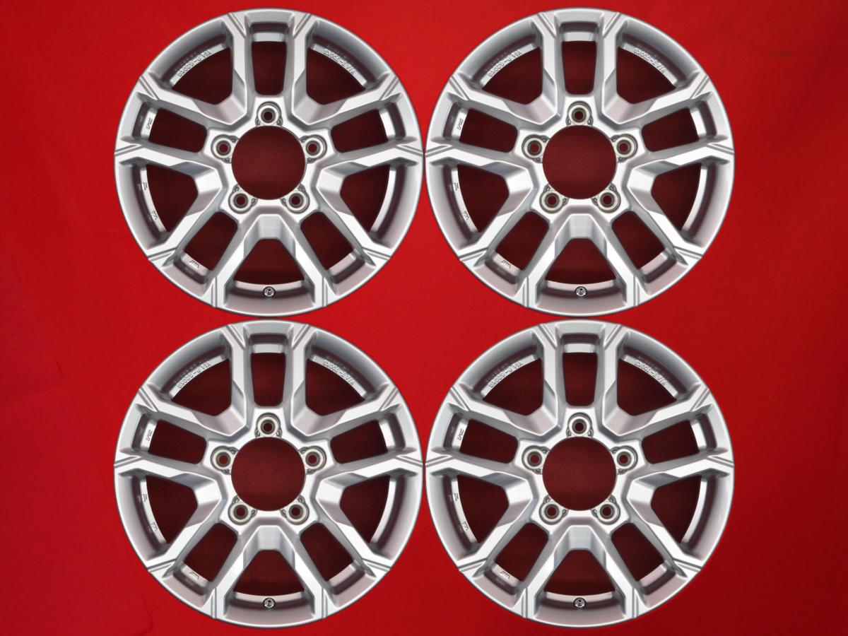 BAREROCK(ベアロック) BISON バイソン 5.5Jx16 +22 5/139.7 シルバー(銀色)系 ジムニー AZ-オフロード
