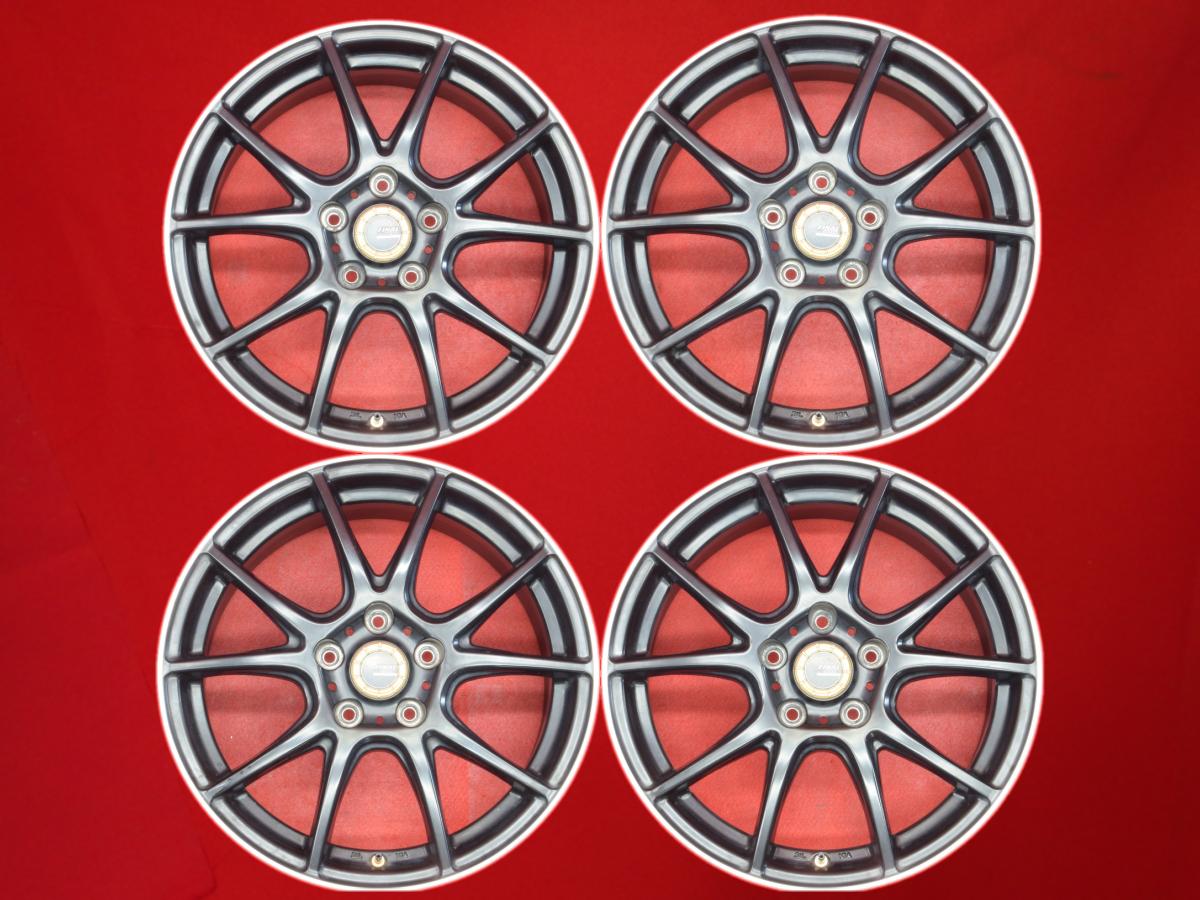 FINAL SPEED(ファイナルスピード) PENT CROSS(ペンタ クロス) 7Jx17 +55 5/114.3 ポリッシュ系 ブラック(黒色)系 CR-Z ステップワゴン スパーダ オデッセイ クロストレック レヴォーグ ヴェゼル WR-V