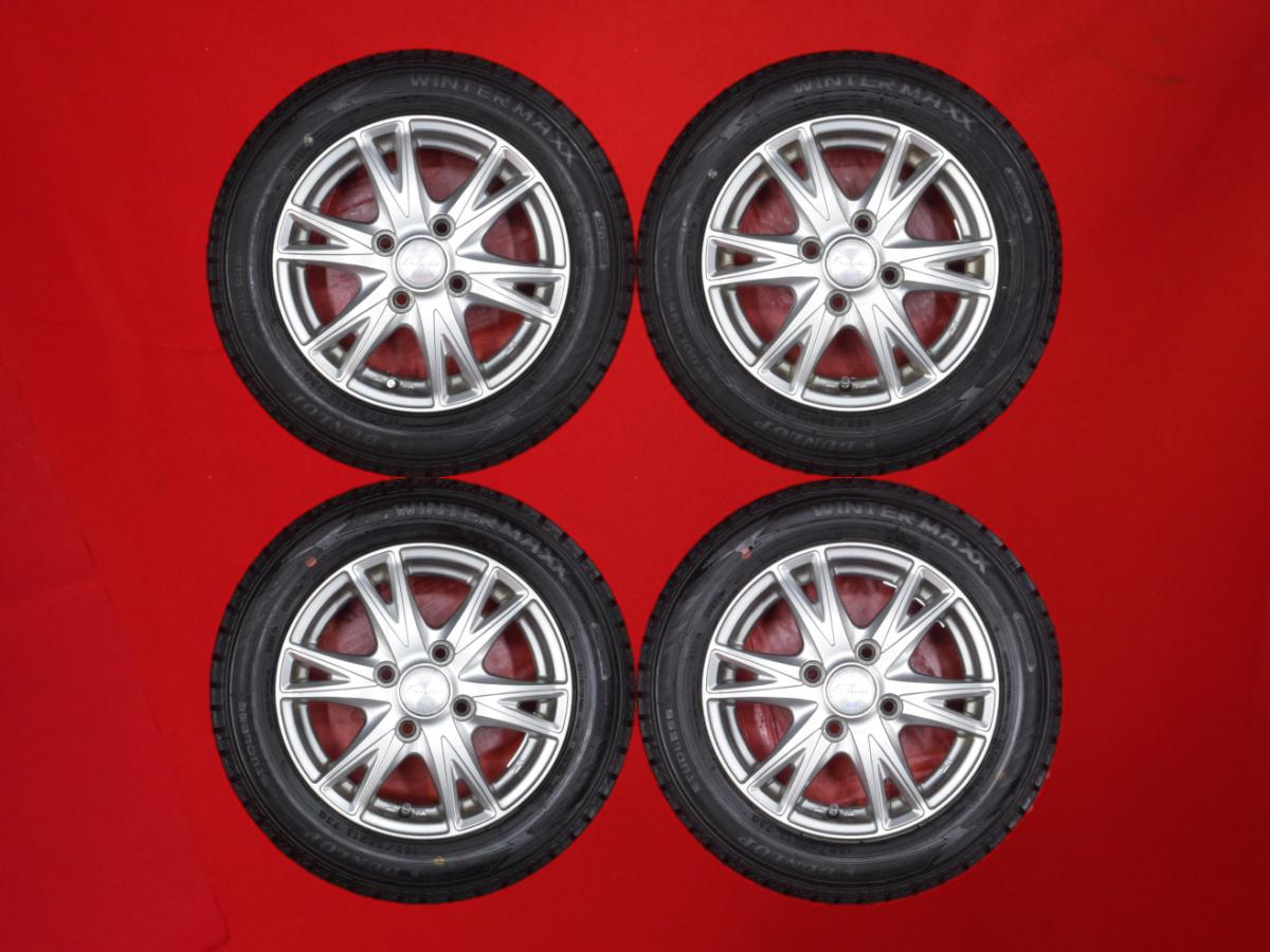 ダンロップ ウィンターマックス 02 WM02 DUNLOP WINTER MAXX 02 WM02 155/65R13 73Q 6Wスポークタイプ 1P 4Jx13 +43 4/100 ガンメタ系 アルト バン モコ フレアワゴン ワゴンR バン オッティ MRワゴン Wit スピアーノ ミラ ゼスト スパーク エッセ ミニカ パレット SW パレ