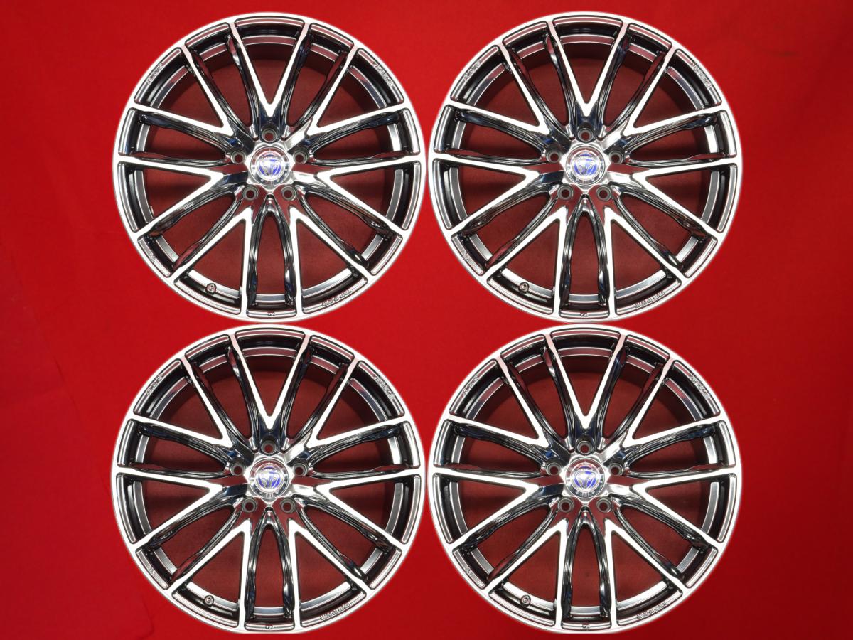 VERSUS(ベルサス) STRATAGIA PALLAS ( ストラテジーア パラス ) 8Jx19 +35 5/114.3 スーパーメタルコーティングポリッシュ系(メッキ色の塗装系&ポリッシュ系) NX300 RX350 bZ4X NX300h カローラ クロス RX 450h クラウン アスリート アルファード ハリアー ヴェルファイア R