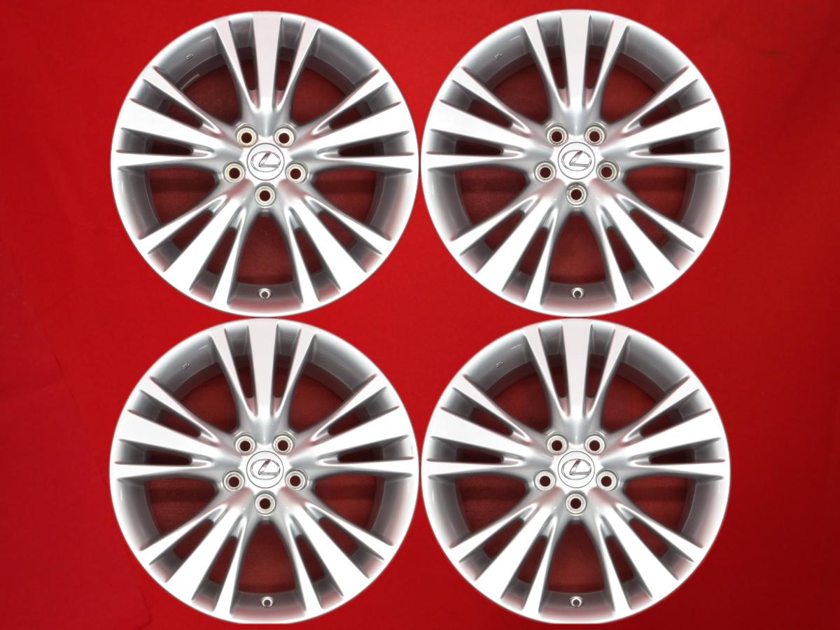 レクサス RX450h純正 7.5Jx19 +35 5/114.3 シルバー(銀色)系 SC430 RX270 HS250h NX200t RX350 NX300 RX 450h NX300h ES300h