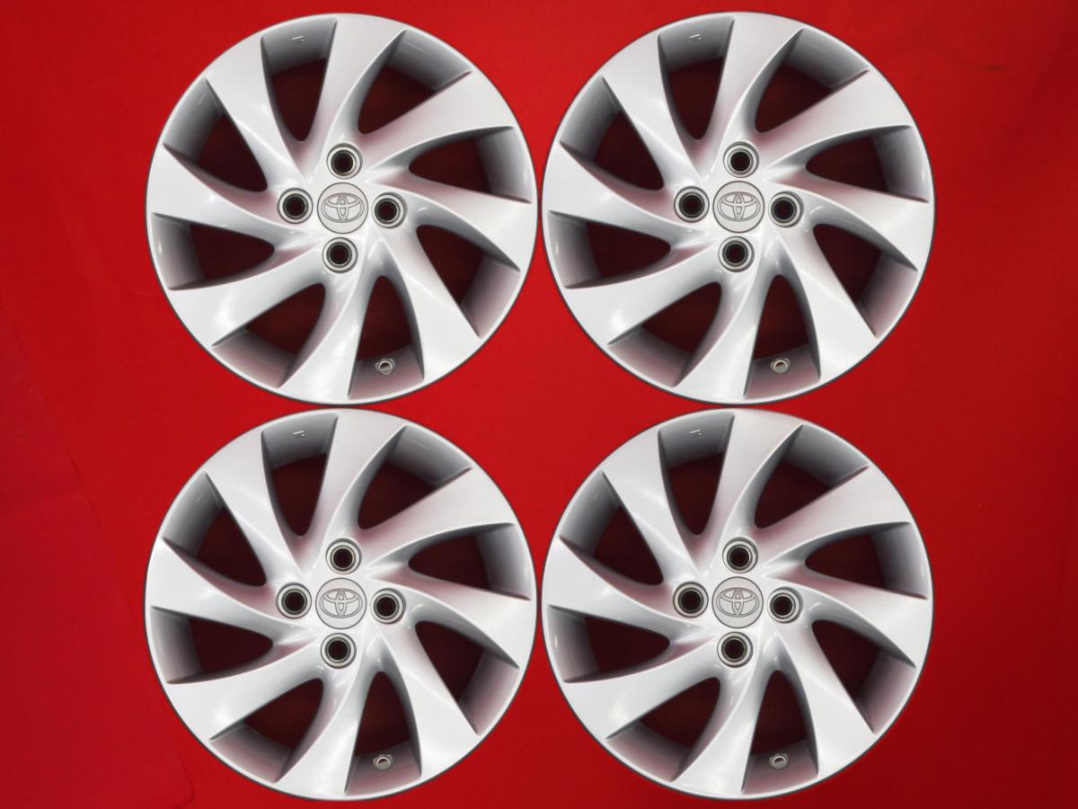 bB (QNC21)エアロパッケージ純正 6Jx15 +40 4/100 シルバー(銀色)系 bB パッソ