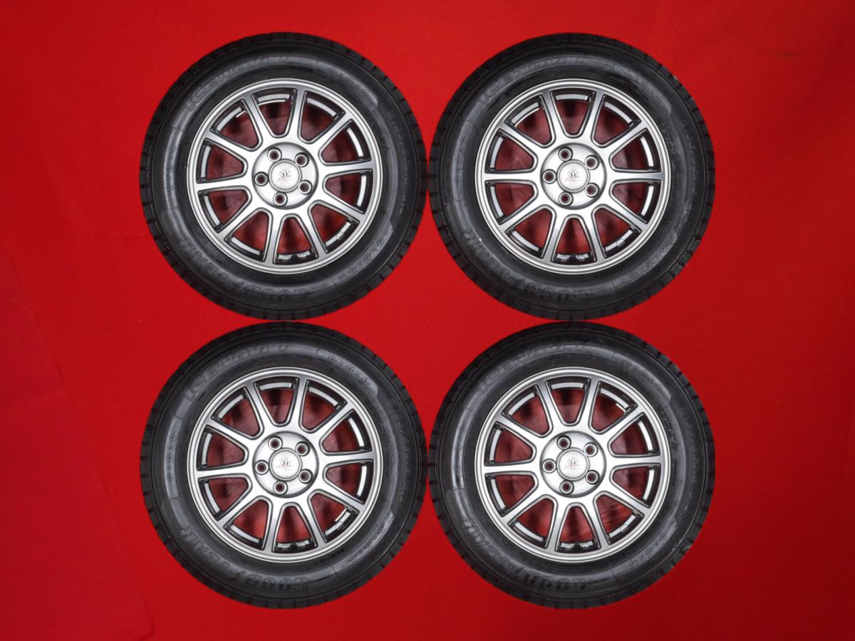 グッドイヤー アイスナビ 7 GOODYEAR ICENAVI 7 195/65R15 91Q 10スポークタイプ 1P 6Jx15 +43 5/100 ガンメタ系 インプレッサ アネシス CT200h プリウスPHV インプレッサ G4 カローラ ウィッシュ プリウス インプレッサ カローラ ツーリング インプレッサ スポーツ