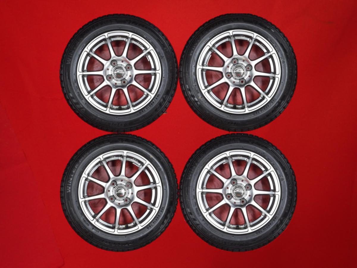 ダンロップ ウィンターマックス 03 WM03 DUNLOP WINTER MAXX 03 WM03 165/65R14 79Q 10スポークタイプ 1P 5.5Jx14 +38 4/100 ガンメタ系 パッソ トール ブーン ジャスティ デリカ D:2 ソリオ ルーミー タンク