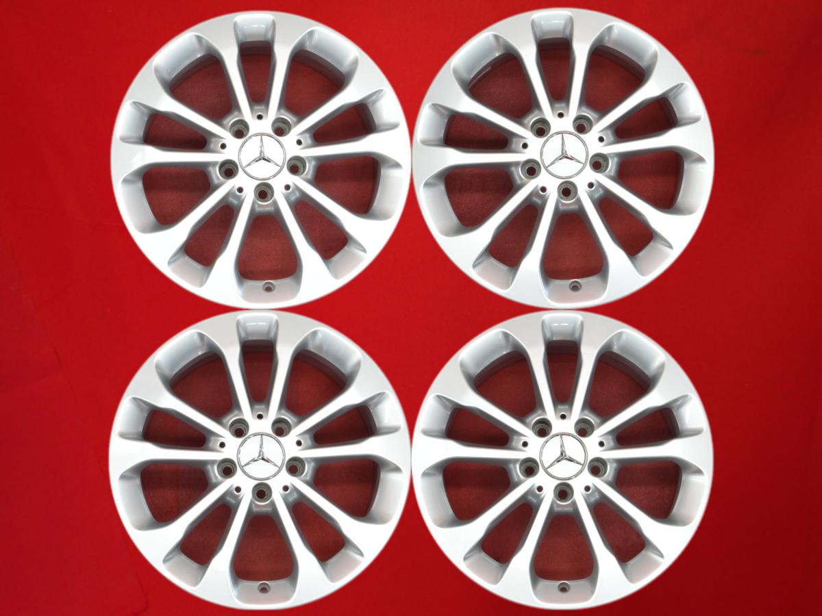 メルセデス-ベンツ GLAクラス(X156)純正 6.5Jx17 +38 5/112 シルバー(銀色)系 Bクラス GLAクラス Aクラス Aクラス セダン