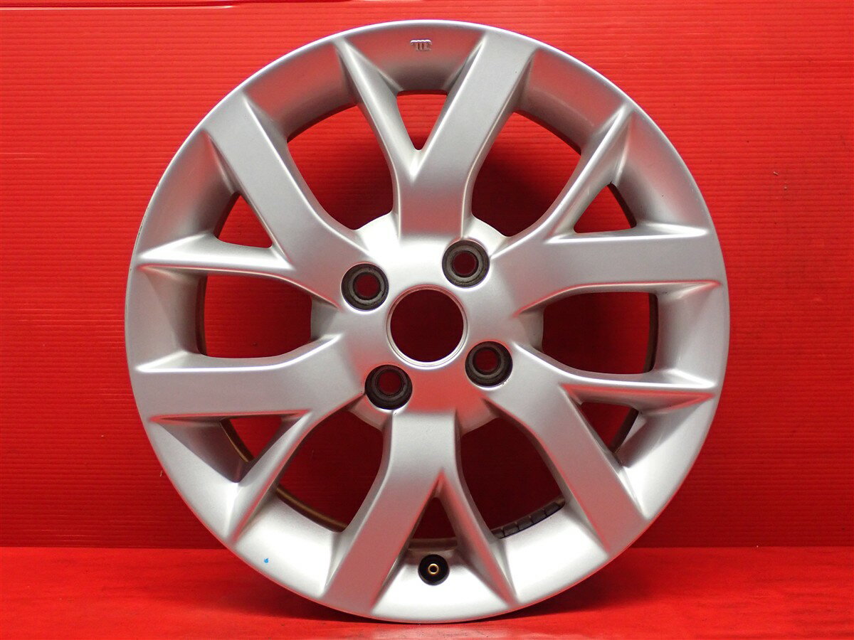 ノート (E12)純正15inch 5.5Jx15 +40 4/100 シルバー(銀色)系