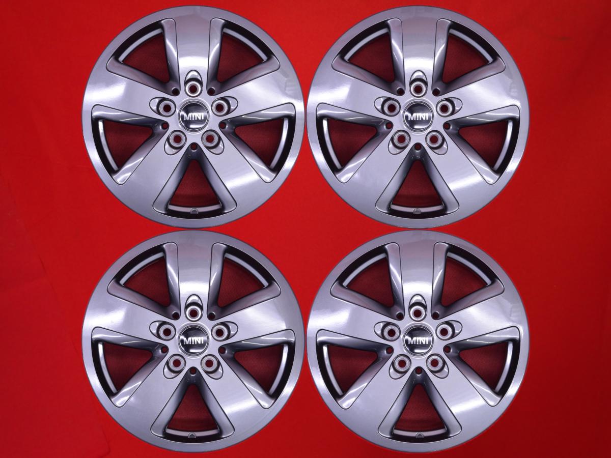 ミニ クラブマン F54 純正 レボライトスポーク517 6.5Jx16 +54 5/112 ガンメタ系 ミニ 5ドア ミニ